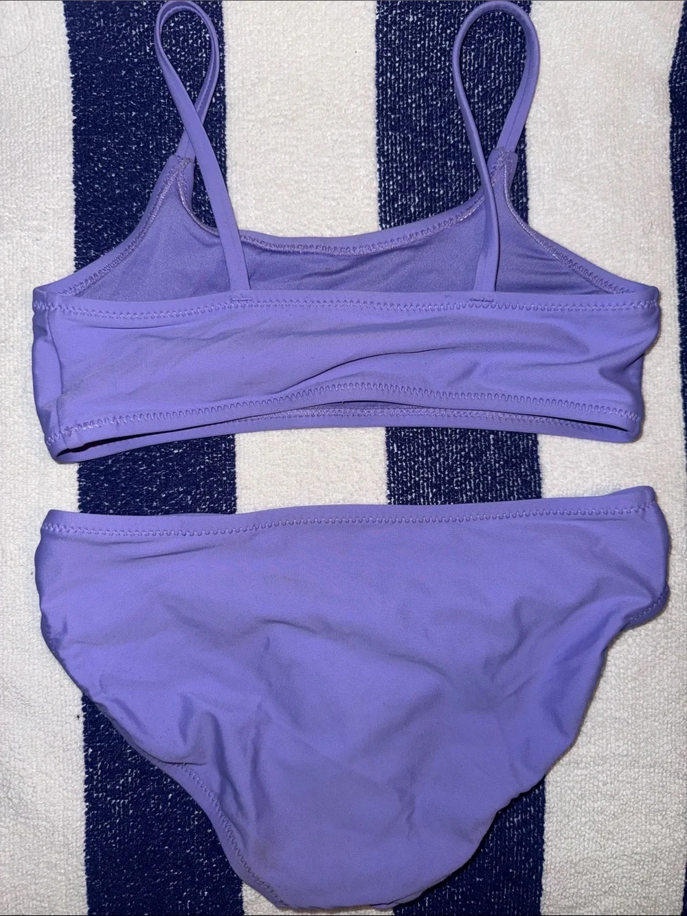 Girls Lilac Classic Bikini Set